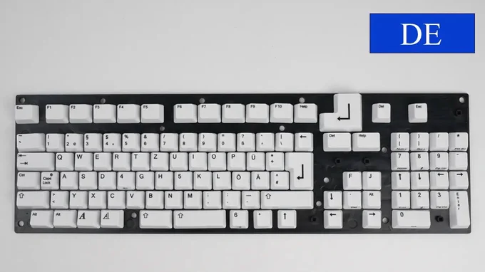 Amiga keycap set product photo.