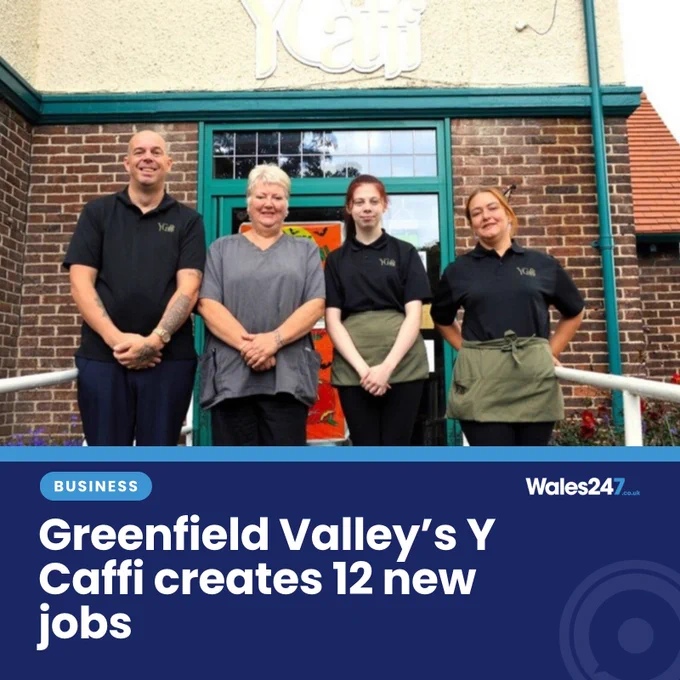 Greenfield Valley’s Y Caffi creates 12 new jobs