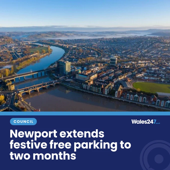 Newport extends festive free parking to two months